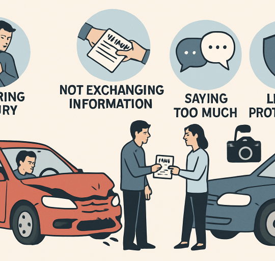 car accident claim mistakes