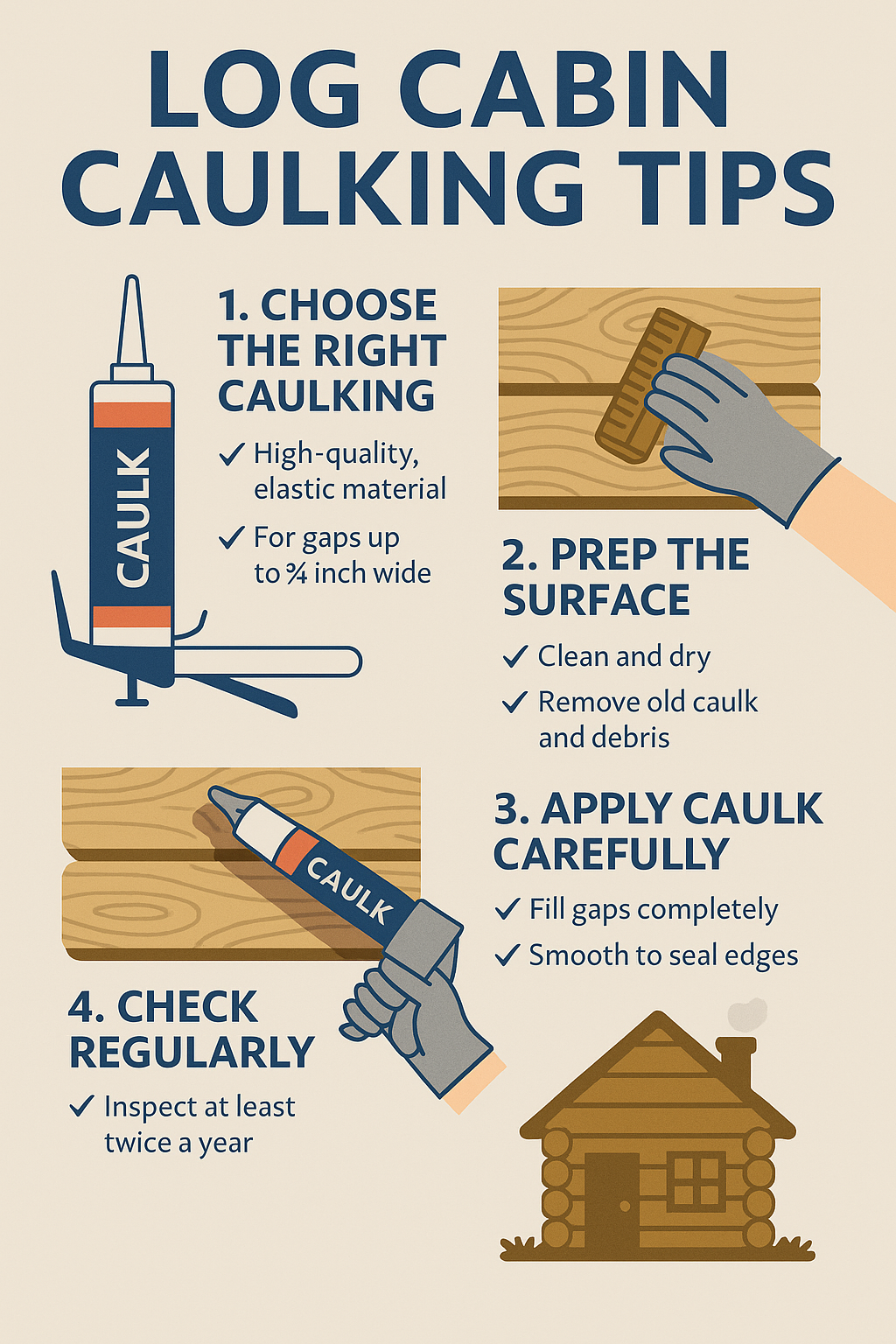 Caulking Log Cabins