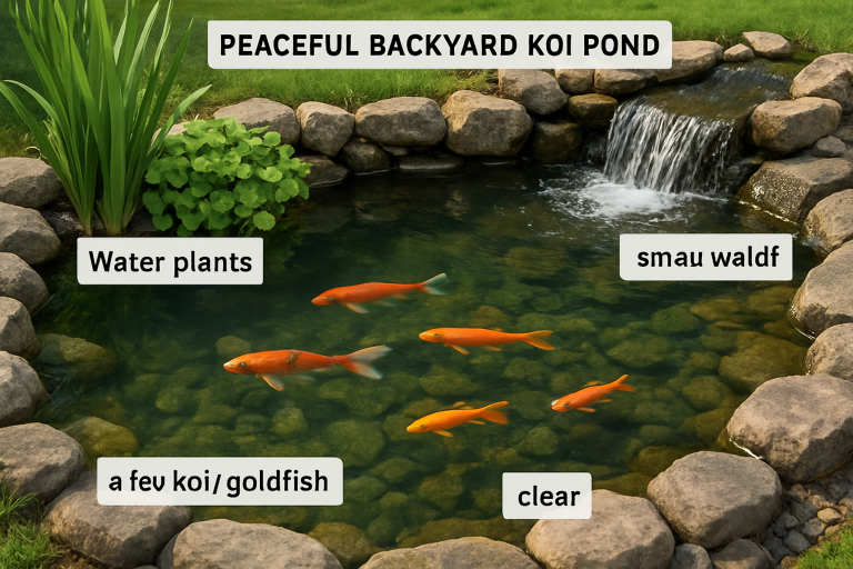 koi and goldfish