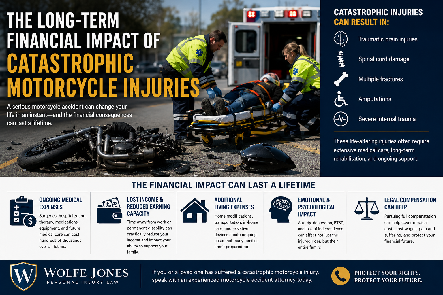 Catastrophic Motorcycle Injuries