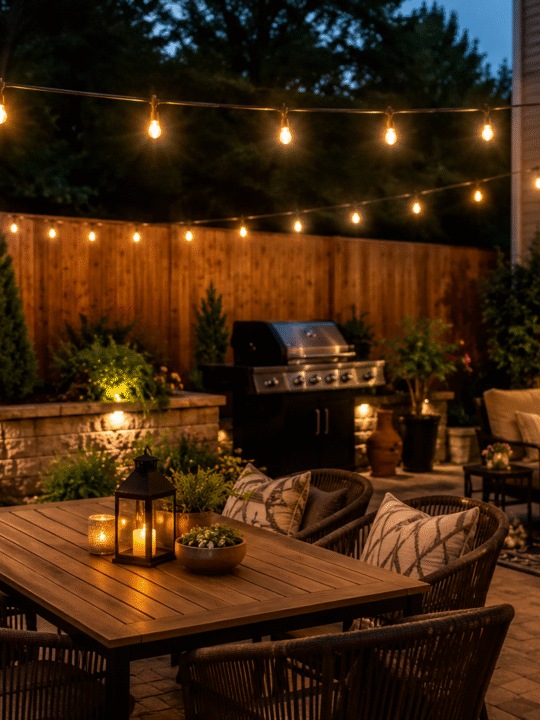 backyard lighting