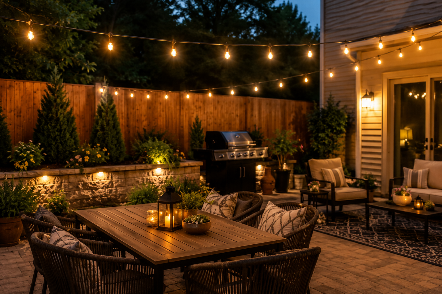 backyard lighting