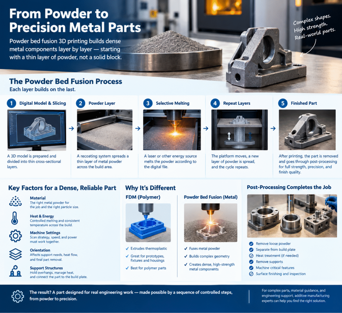powder bed fusion 3D printing